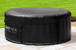 Black CosySpa Inflatable Spa with Matching Insulating Cover