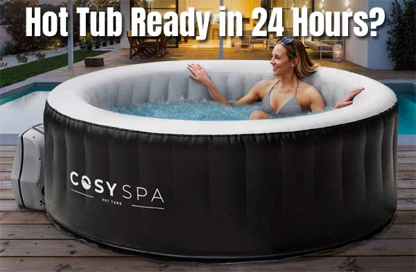 CosySpa Inflatable Hot Tub - Unpack, Blow Up and Heat in 24 Hours